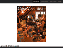 Tablet Screenshot of cosevecchie.it